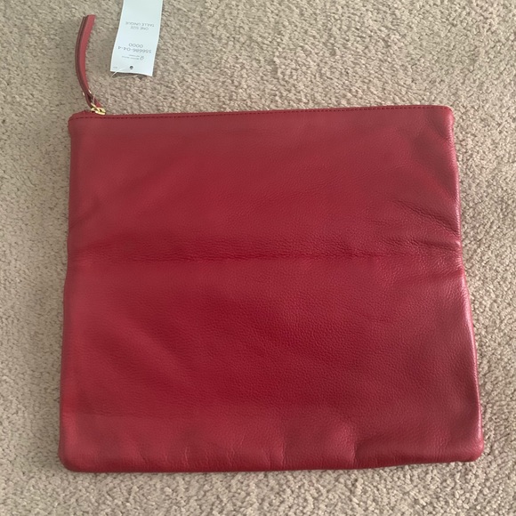 NWT Banana Republic leather fold over clutch - Picture 2 of 4